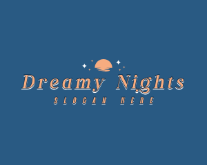 Mystical Night Moon logo design