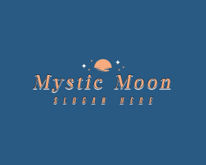 Mystical Night Moon logo design