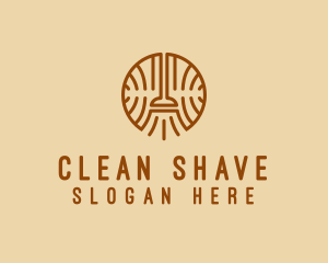 Sweeper Cleaning Broom logo design