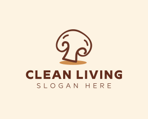 Edible Healthy Mushroom logo