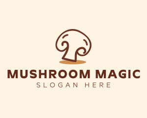 Edible Healthy Mushroom logo