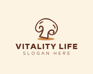 Edible Healthy Mushroom logo