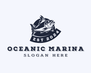 Marine Fishing Seafood logo