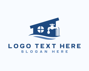 Home Faucet Plumbing Logo