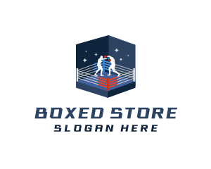 Sports Boxing Ring logo design