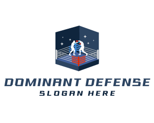 Sports Boxing Ring logo design