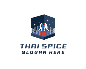 Sports Boxing Ring logo design