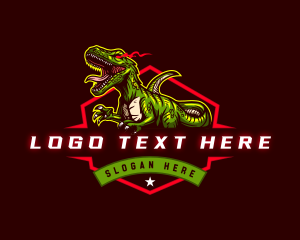 Fierce Velociraptor Gaming Logo