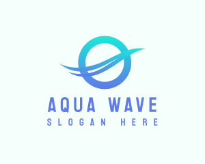 Abstract Water Wave logo