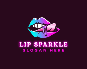 Sexy Erotic Lips logo design