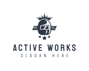 Industrial Welder Metalworks logo design