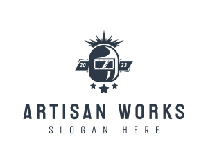 Industrial Welder Metalworks logo design