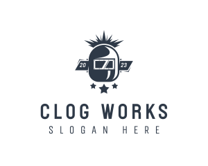 Industrial Welder Metalworks logo design