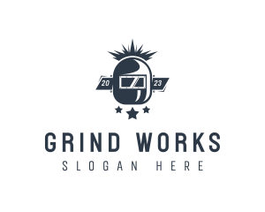 Industrial Welder Metalworks logo design