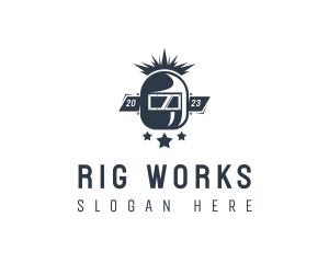 Industrial Welder Metalworks logo design