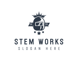 Industrial Welder Metalworks logo design