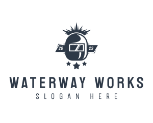 Industrial Welder Metalworks logo design