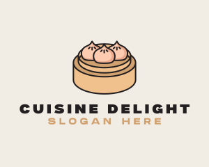 Dimsum Asian Food logo design