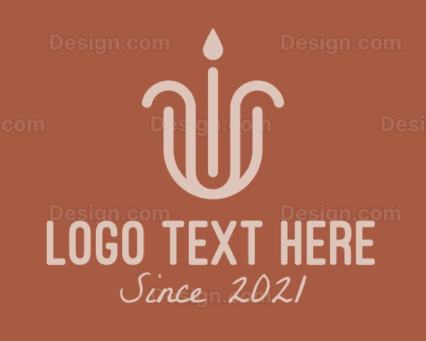 Candlestick Home Decor Logo