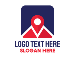 Location Pin Map App logo