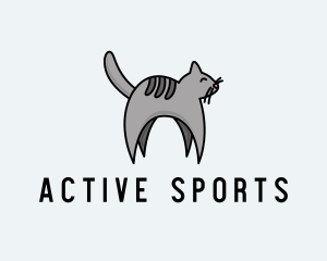 Gray Pet Cat logo