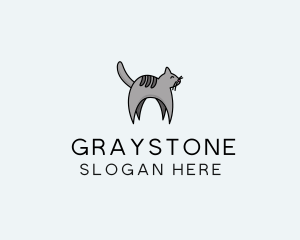 Gray Pet Cat logo