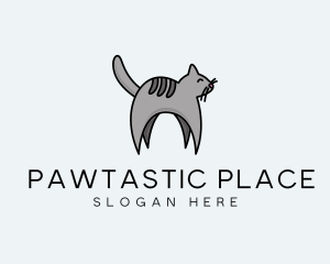 Gray Pet Cat logo