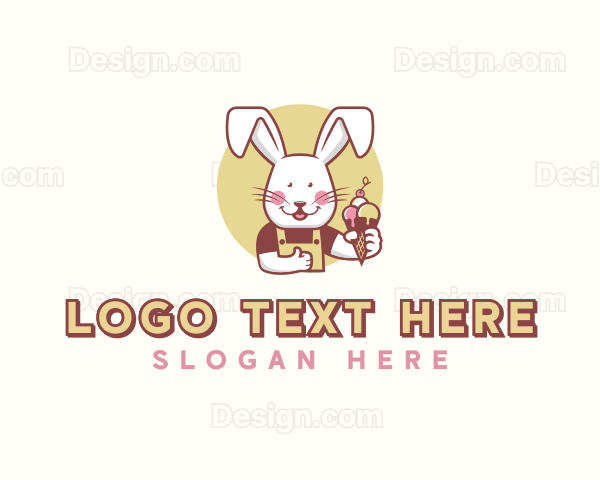 Bunny Rabbit Gelato Logo