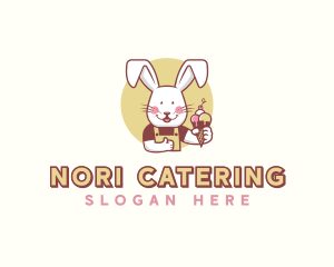 Bunny Rabbit Gelato logo design