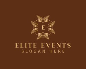 Elegant Garden Event logo design