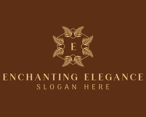 Elegant Garden Event logo design