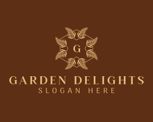 Elegant Garden Event logo design