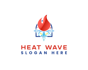HVAC Heat Cold logo