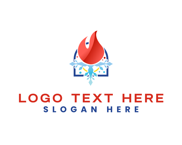 Heating logo example 2