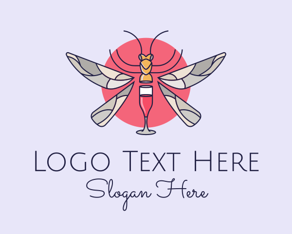 Dragonfly logo example 3