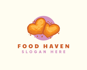 Heart Cookie Sweet Logo