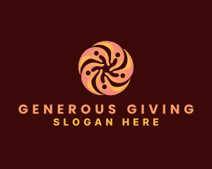 Hand Volunteer Foundation logo design