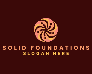 Hand Volunteer Foundation logo design