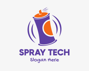 Graffiti Art Spray Paint logo design