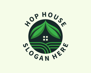 House Horticulture Gardening logo design