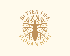 Wellness Woman Organic logo design