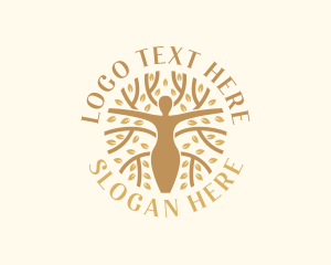 Tree - Tree Woman Organic logo design