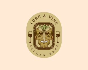 Resort Tiki Bar logo design