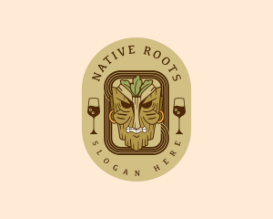 Resort Tiki Bar logo design