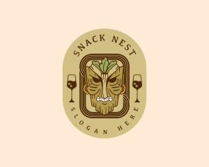 Resort Tiki Bar logo design