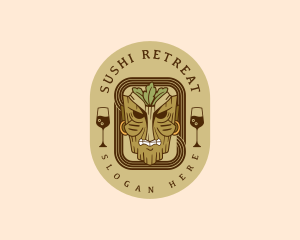 Resort Tiki Bar logo design