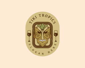 Resort Tiki Bar logo design