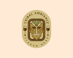 Resort Tiki Bar logo design