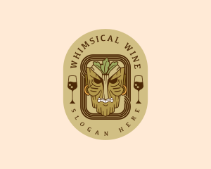 Resort Tiki Bar logo design