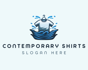 Shirt Apparel Washing logo design